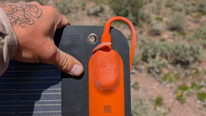 solar power station - the jackery solarsaga has usb-a, usb-c, and a waterproof dc charging...