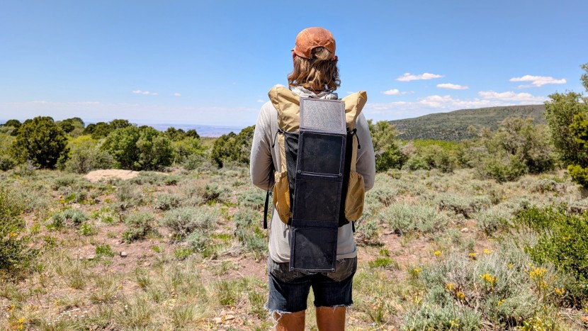 the bigblue solarpowa 14 weighs 12 ounces and can clip onto a...