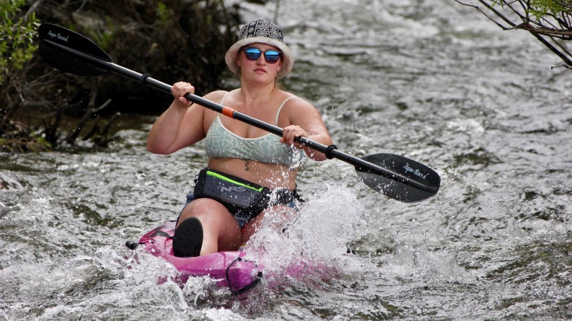 quest passage 100 - this kayak is not designed for big rapids, but our testers felt...