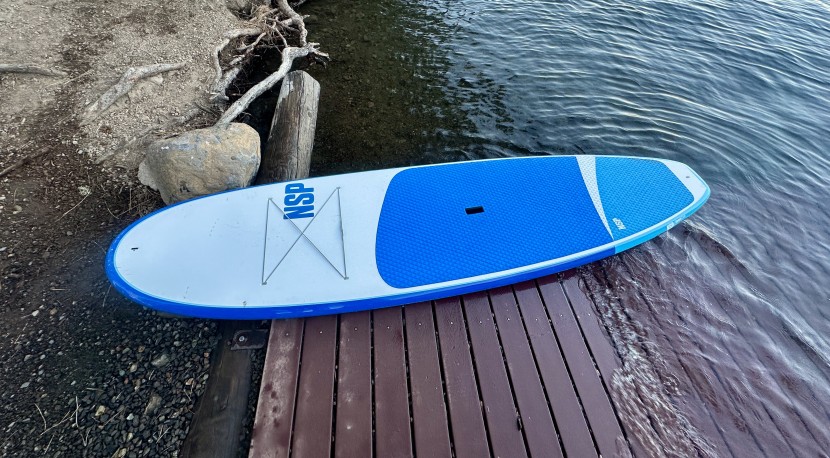 nsp cruise elements - the wide, flat surface of this sup offers great stability.