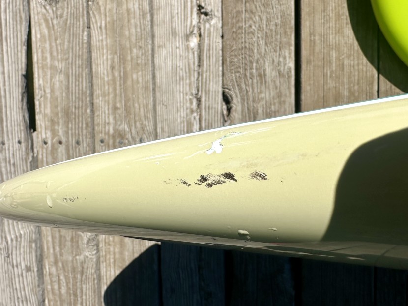 surftech catalyst tuflite v-tech - while these scuffs don&#039;t affect the board&#039;s performance, it is...