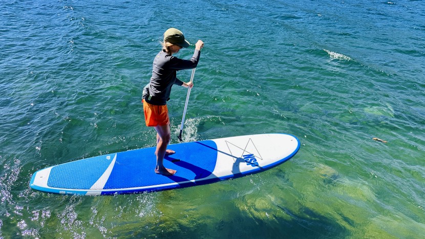 nsp cruise elements - this board is best for shorter, calm paddle adventures.