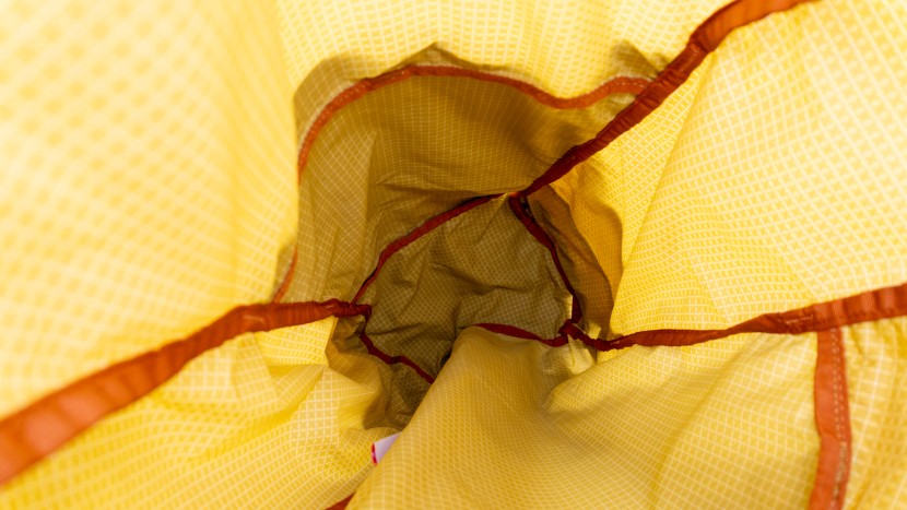 the thin material is reinforced at the seams.