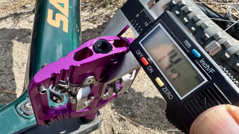 oneup clip pedals - a few millimeters here makes a big difference in ride feel and...