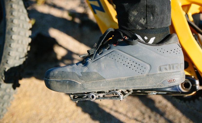 bike shoes - mountain bike flats sport a more casual look while also making...
