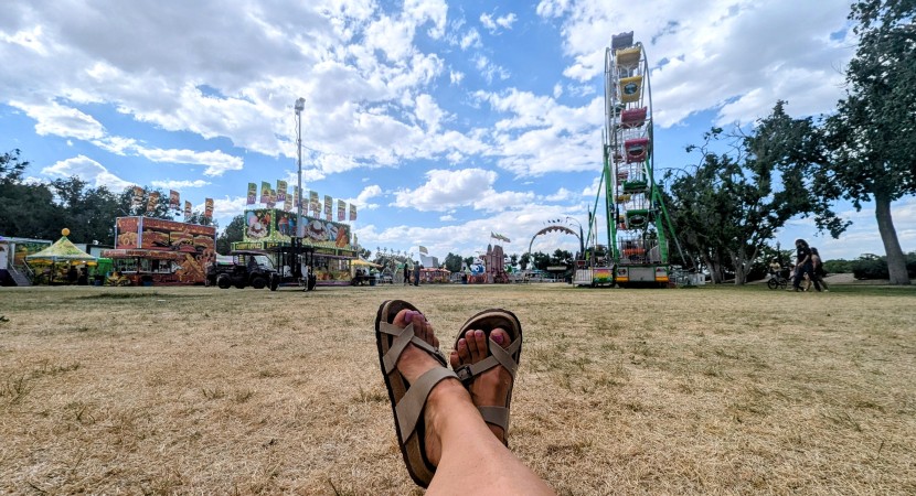 sandals - from relaxing at the fairgrounds to friendly hikes around town, the...