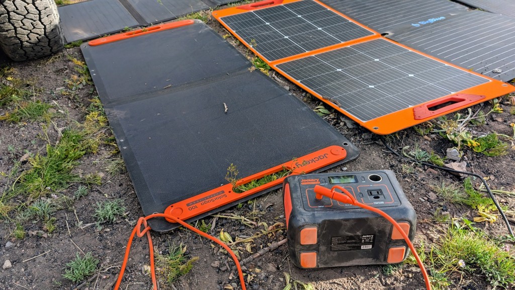solar power station - we put these solar camping panels to the test on sunny days...