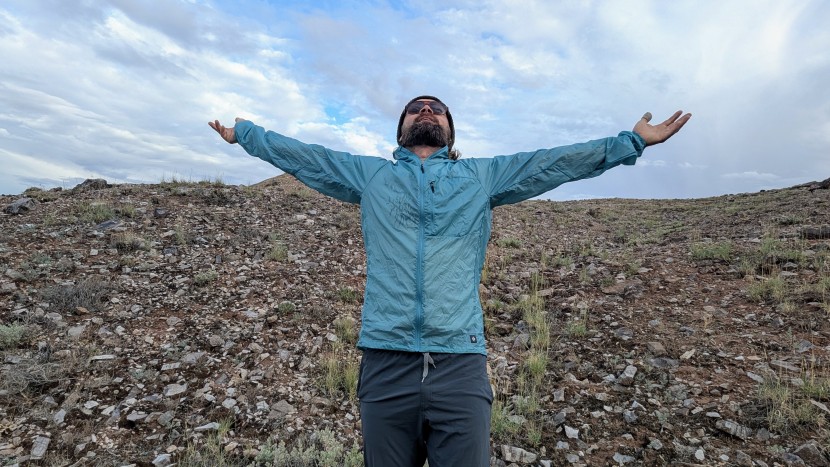 wind breaker jacket - we wore every jacket during high-output running on a warm sunny day...