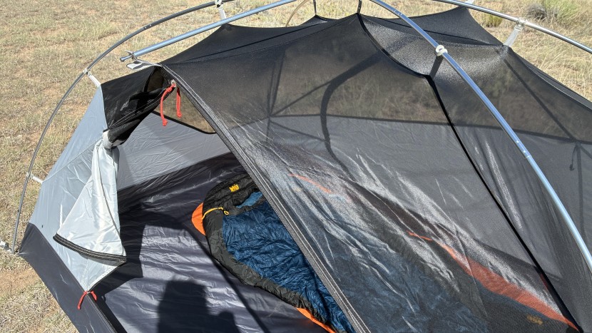 rei co-op trail hut 2 - the poles of the trail hut are not directional, making the tent even...