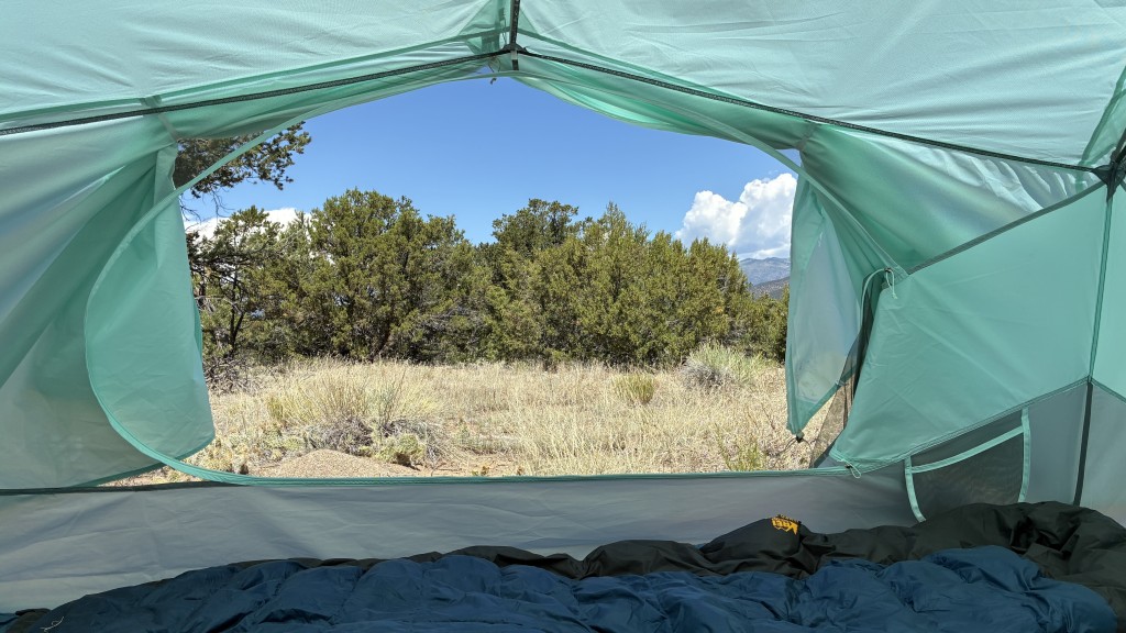 nemo aurora 2 - the spacious aurora backpacking tent had us relaxing in no time.