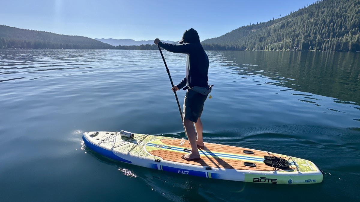 Bote HD Aero Review (For a bigger board this SUP still moves quite well and we were able to keep up with other boards when out paddling.)