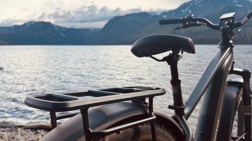 aventon aventure m - the aventure rack uses low pannier mounts, allowing you to utilize...