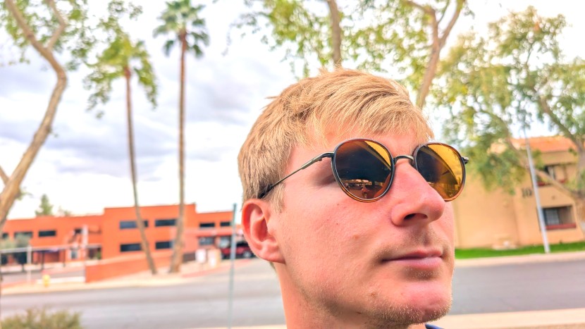 cruising the streets of phoenix. we tested our sunglasses on the...