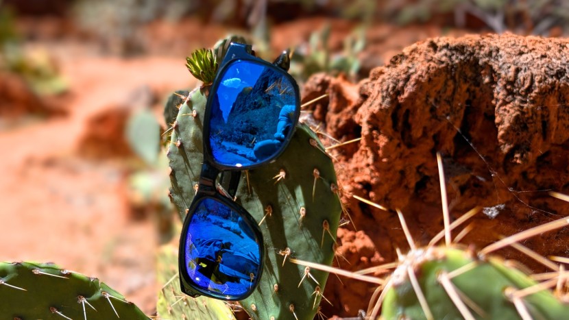 sunglasses mens - the camp lenses have a straighter profile, but they still provide a...