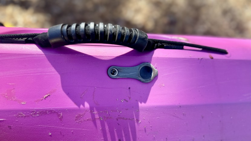 quest passage 100 - the drainage port on the right-hand side of the kayak is the easiest...