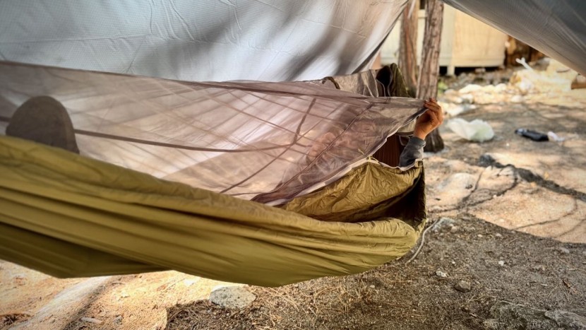 hammock - bug protection is key during those hot summer months.