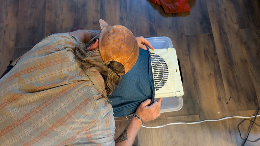 wind breaker jacket - we tested every model's wind resistance using a fan set to high...