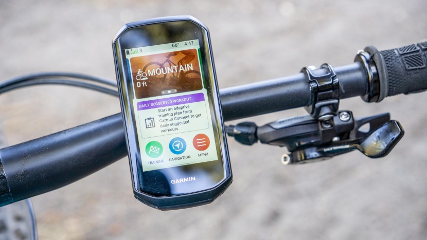 garmin edge 1050 - the bright screen of the 1050 really made this model stand out, and...