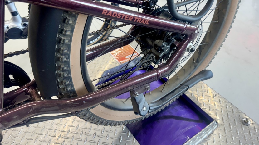 rad power radster trail - the radster trail demonstrates the power it can generate in a closed...