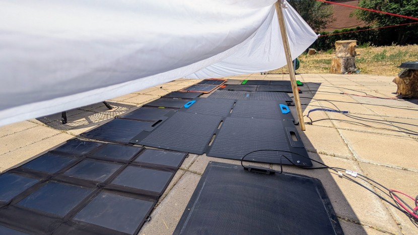 solar power station - the bluetti sp100l and allpowers spo12 100w panel performed better...