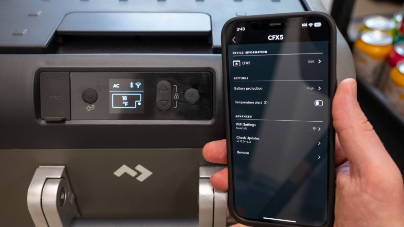 powered cooler - the dometic cfx5 doesn&#039;t have different power settings, but it has...