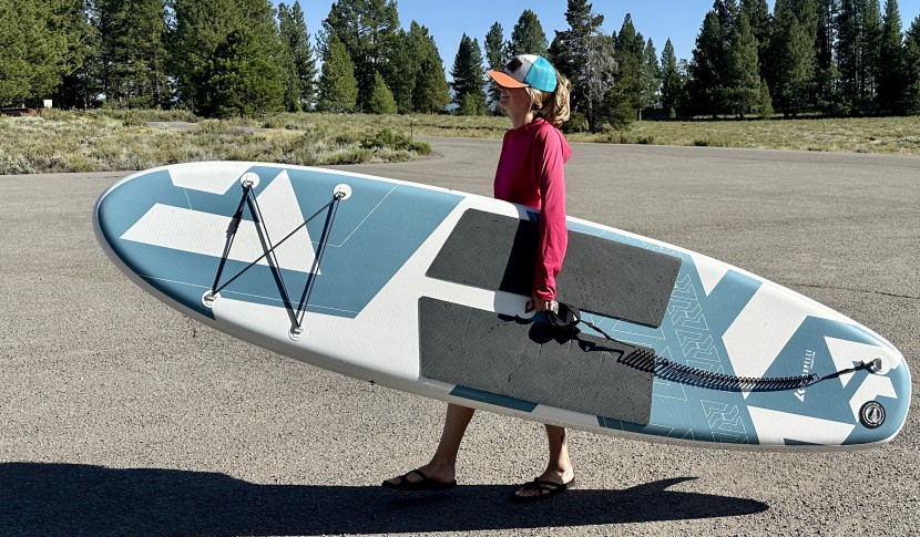 inflatable sup - the chasm-lite is built for travel. it weighs just 12.9 pounds and...