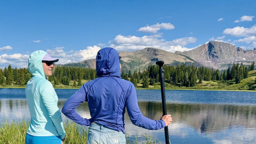 outdoor research echo hoodie for women - we loved wearing the echo for sunny days on the water, too.
