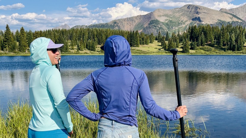 sun shirt womens - staying cool in the columbia tidal tee.