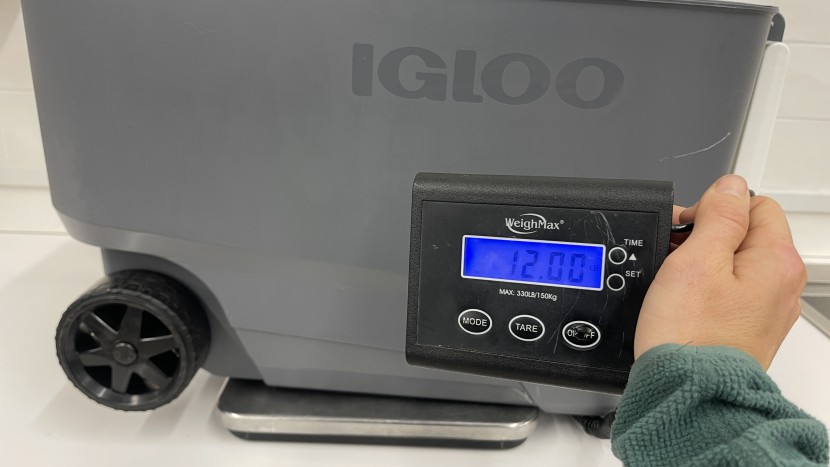 we weighed every cooler to assess the portability, but they'll be...