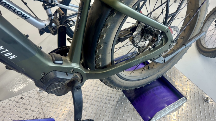 the mid-drive motor on the aventure m generates plenty of torque but...