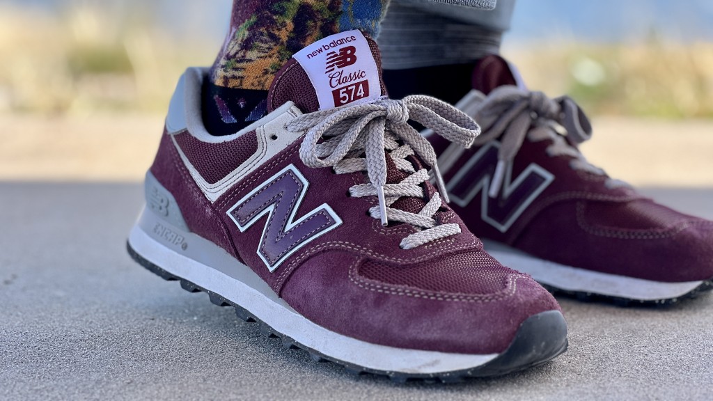 new balance 574 core for women - the new balance core 574 combines retro styling with all-day comfort.