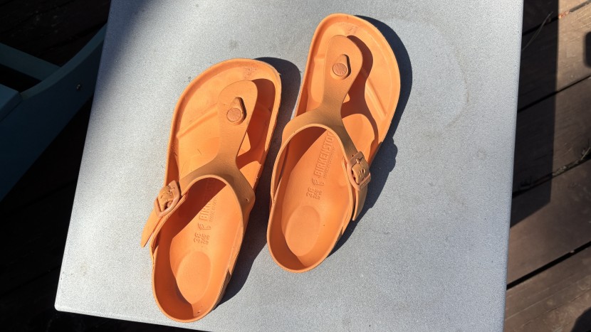 birkenstock gizeh essentials eva - the birkenstock eva sandals have the same great arch support that...