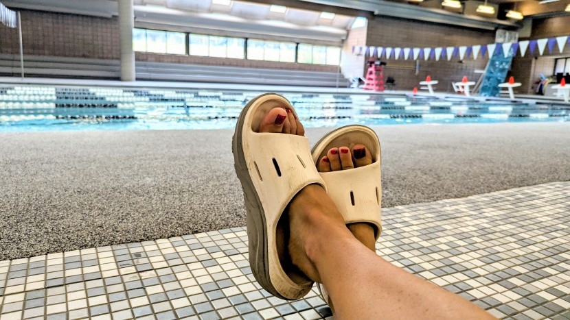 hoka ora recovery slide 3 - while they don&#039;t have the ability to be adjusted, these are the...