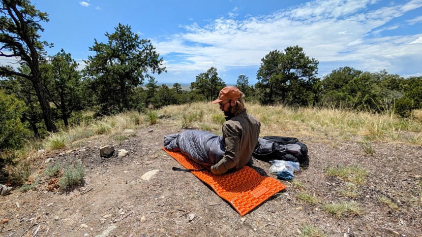 nemo switchback - despite its slim figure, this pad is warm enough as a standalone pad...