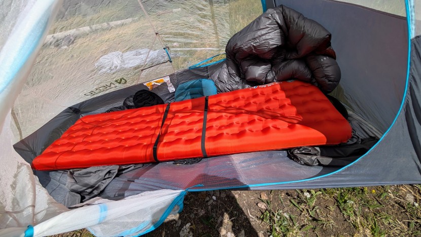 big agnes rapide sl insulated - this pad is warm enough to use with an ultralight backpacking quilt...