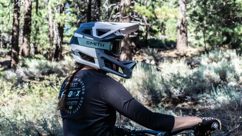 downhill helmet - the generous venting and space between the head and helmet made the...