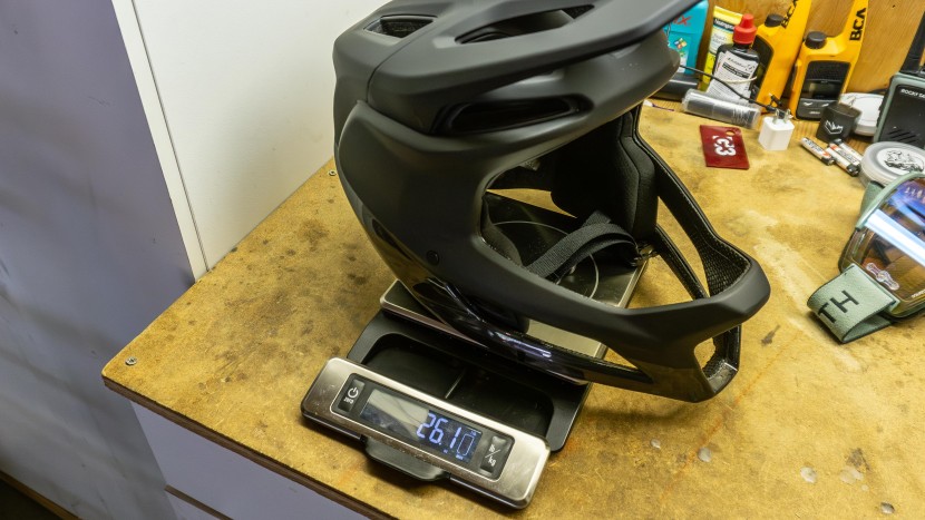 downhill helmet - when considering it&#039;s impact scores, the low weight of the gambit is...