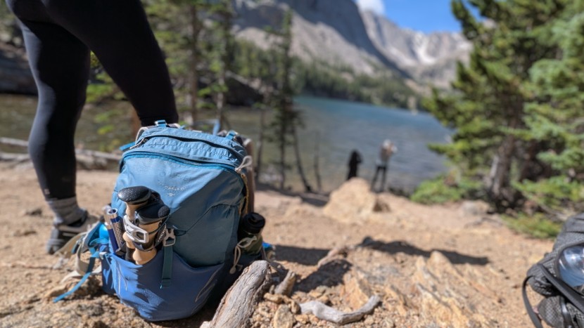 trekology trek-z 2.0 - the trek-z is a svelte fit in a small daypack's outer pouch, making...