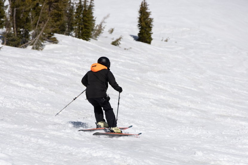 rossignol arcade 88 - in variable snow, this ski is easiest to control when airborne...