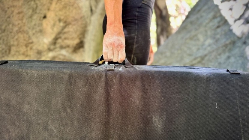 bouldering crash pad - we highly recommend purchasing a crash pad with handles that allow...