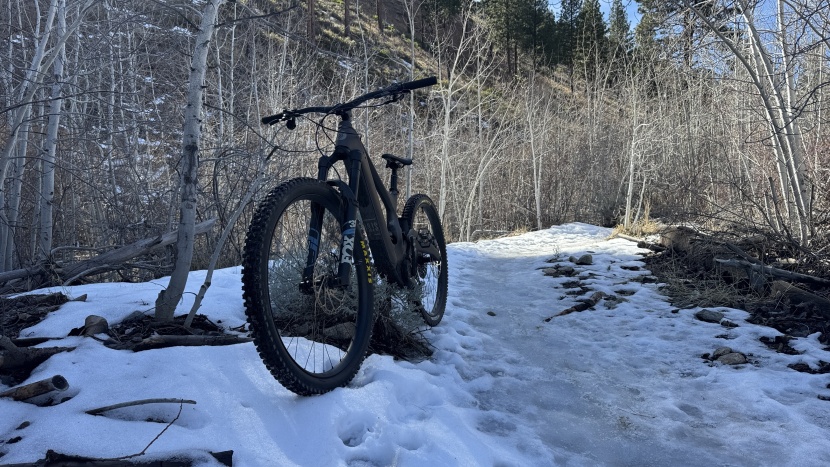 electric mountain bike - cold temperatures also affect range, so plan accordingly.