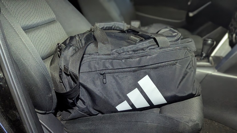 duffel bag - the adidas is small enough to easily toss in your passenger seat or...