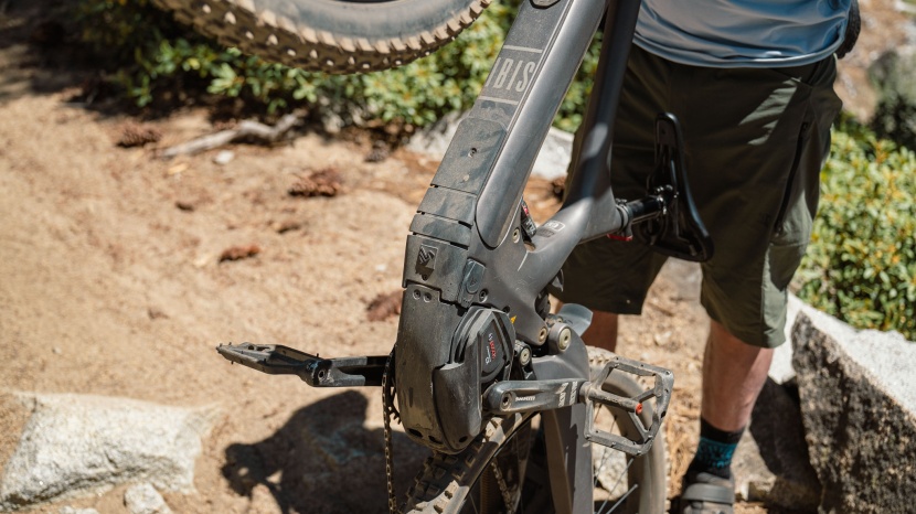 ibis oso 1.1 - downtube and frame protection is abundant here, which is good...