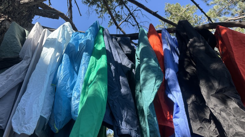 patagonia houdini - lots of high quality and weather resistant running jackets to choose...