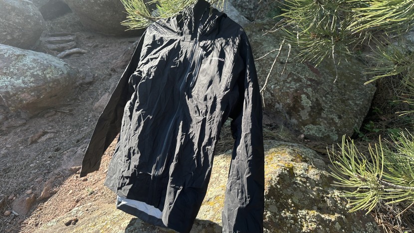 patagonia storm racer - the patagonia storm racer protects you from rain, but not from...