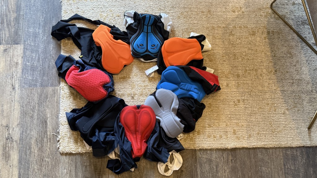 bike shorts men - chamois pads come in all shapes and sizes.