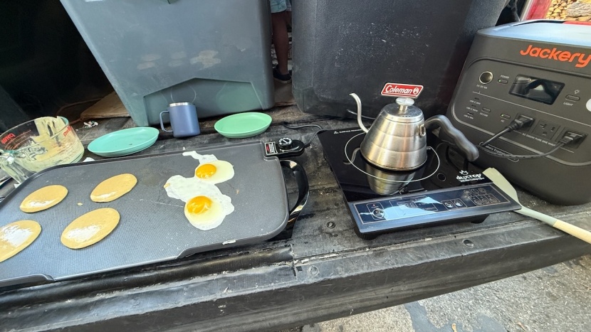 jackery explorer 2000 v2 - the 2000 v2 has enough power output to power a griddle and an...