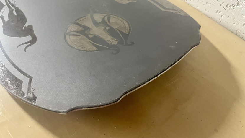 cardiff goat pro carbon - the tail of this board means business, and it took a lot of energy...