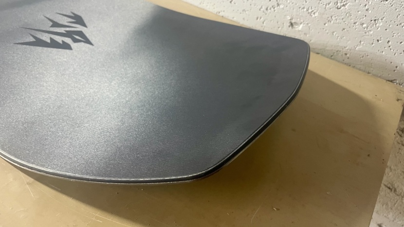 jones howler - the scooped out and widened nose profile adds float.