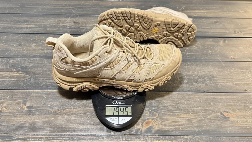 merrell moab 3 - our size 14 shoes shown above weigh in at 2.42 pounds per pair...